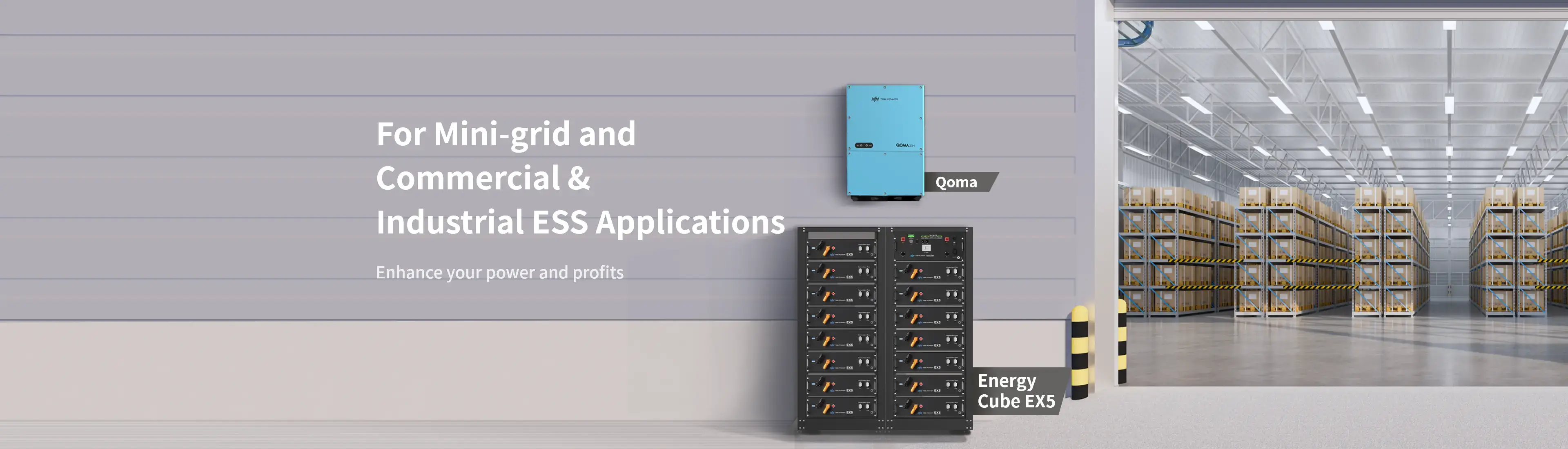 EX5 high-voltage lithium battery for mini-grid & Industrial and commercial energy storage applications