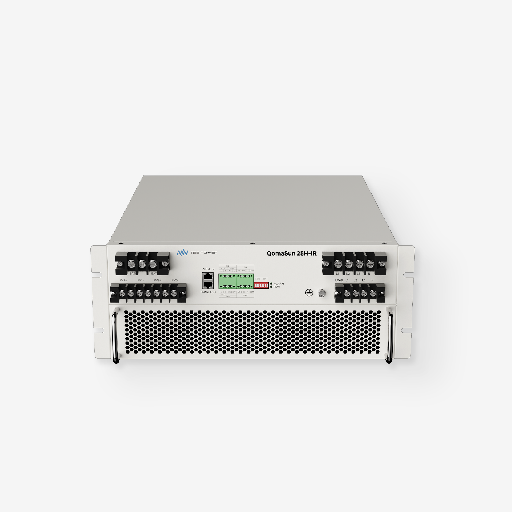 product image of the QomaSun hybrid inverter for mini-grid & Industrial and commercial energy storage applications