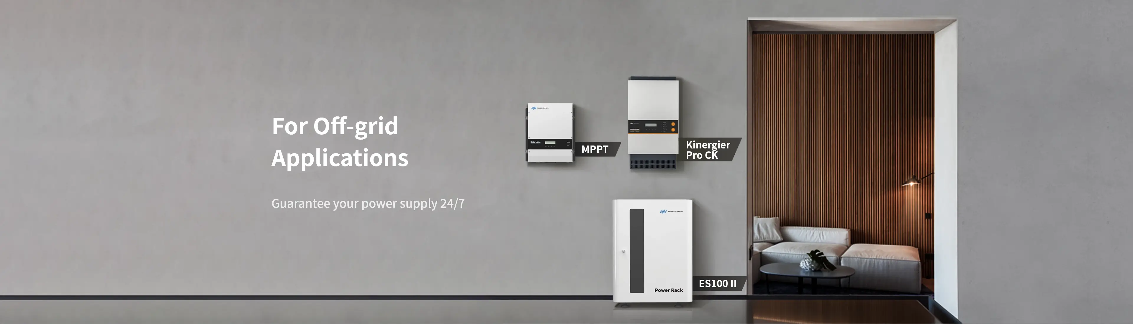 Kinergier Pro CK inverter charger for off-grid applications